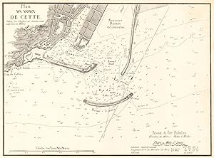 Plan du Port de Cette [Plan of the port of Sète]