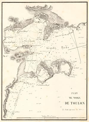 Plan du Port de Toulon [Plan of the port of Toulon]
