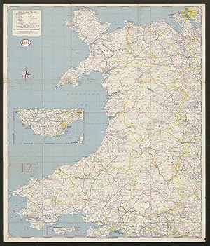 First Series Esso Road Map No 4 Wales and Midlands