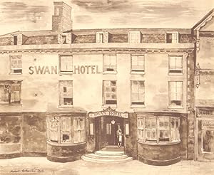 Image du vendeur pour Swan Hotel, Stafford mis en vente par Antiqua Print Gallery