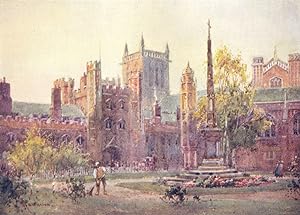 Seller image for The Gateway and Tower of St. John's College for sale by Antiqua Print Gallery