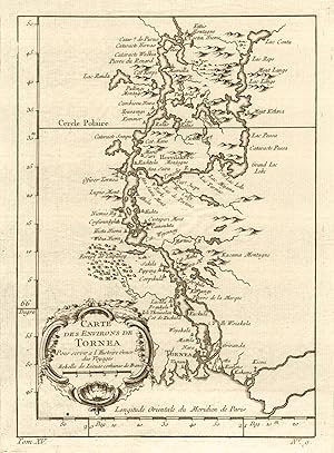 Carte des environs de Tornea [Map of the environs of Tornio]