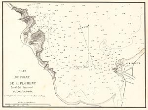 Plan du Golfe de St Florent situé à la Cote Septentrionale, de l'ile de Corse [Plan of the Gulf o...