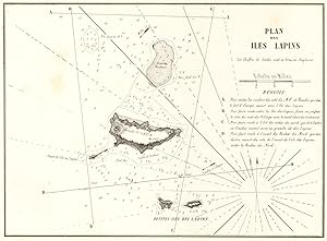 Plan des Iles Lapins [Plan of Rabbit Islands (Tavsan Adasi or Neandros Adasi)]