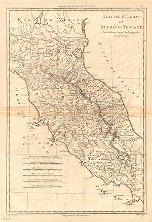 Etat de lÉglise et Duché de Toscane [The Papal States and the Duchy of Tuscany]