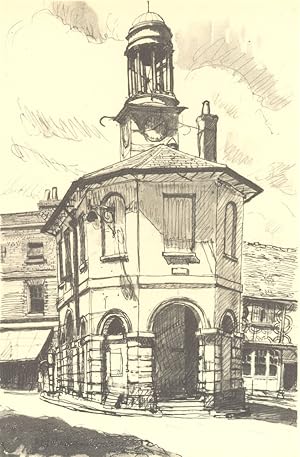 Seller image for Godalming, the Town Hall for sale by Antiqua Print Gallery