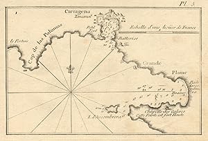 Cartagena [Plan of the bay of Cartagena]