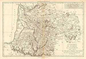 Gouvernement de Guienne et Gascogne, avec celui de Béarn et Basse Navarre [The Provinces of Guyen...