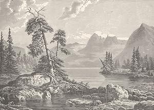 Seller image for A view on the Hardanger Fjord for sale by Antiqua Print Gallery