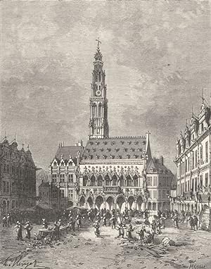 Imagen del vendedor de Hotel de Ville et Beffroi d' Arras a la venta por Antiqua Print Gallery