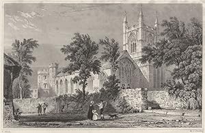 Bild des Verkufers fr Bodmin Church, Cornwall zum Verkauf von Antiqua Print Gallery