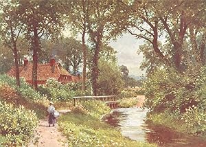 Seller image for The Bourne, Chobham for sale by Antiqua Print Gallery
