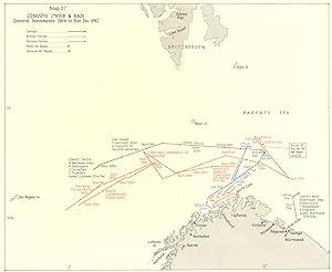 Map 27. Convoys JW.51B & RA51 General Movements 28th to 31st Dec 1942