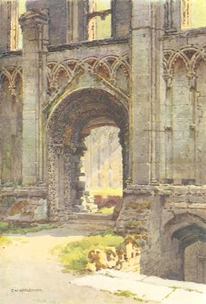 Imagen del vendedor de Doorway of Chapel of St. Mary, Glastonbury Abbey a la venta por Antiqua Print Gallery