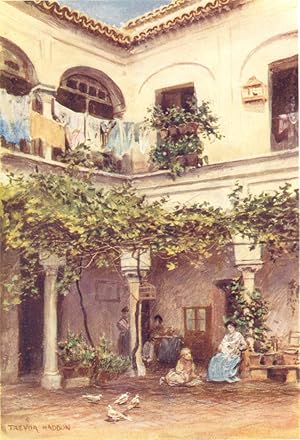 Seller image for Seville-A Courtyard for sale by Antiqua Print Gallery