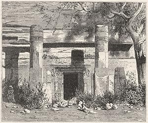 View of the Subterranean temple of Mahadeva, Oudghiry
