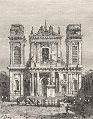 Bild des Verkufers fr Cathedrale de Montauban zum Verkauf von Antiqua Print Gallery