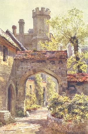 Winchester College: The Outer Gateway from "Arcadia"