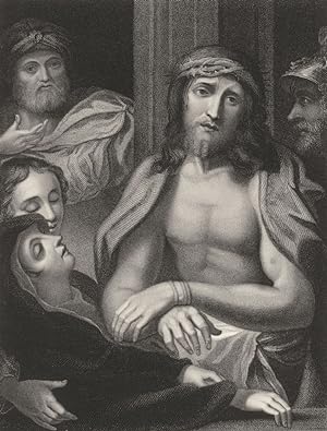 Seller image for ECCE HOMO - from the original picture by Correggio in the National Gallery for sale by Antiqua Print Gallery