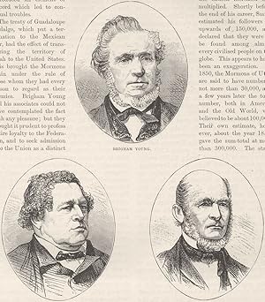 Brigham Young; George Smith, cousin of "The Prophet"; Heber Kimball