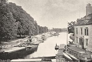 The College Barges, from the Folly Bridge, Oxford