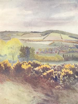 Bild des Verkufers fr View towards Caterham, from Tilburstow Hill zum Verkauf von Antiqua Print Gallery