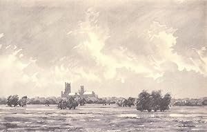 Seller image for Ely from the South-East for sale by Antiqua Print Gallery