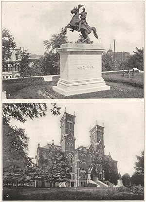 Nashville, Tenn; 1; Jackson Monument; 2. Vanderbilt University, Science Hall
