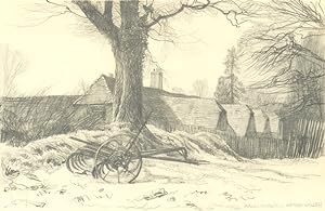 Imagen del vendedor de Barns near Saffron Walden a la venta por Antiqua Print Gallery