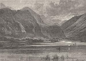Seller image for Derwentwater, looking Towards Borrowdale for sale by Antiqua Print Gallery