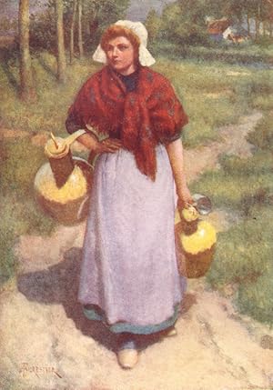 Imagen del vendedor de A Flemish country girl a la venta por Antiqua Print Gallery