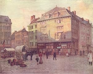 Imagen del vendedor de Old house of the Quai de La Goffe, Liege a la venta por Antiqua Print Gallery