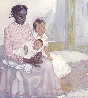A Negro Nurse with Chinese Children, Jamaica