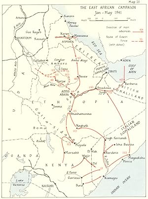The East African campaign Jan-May 1941