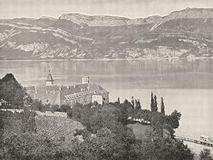 Abbaye de Hautecombe et lac du Bourget (Savoie)