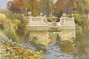 Imagen del vendedor de Lancaster gate fountain, Kensington Gardens a la venta por Antiqua Print Gallery