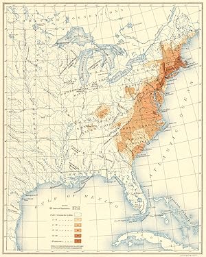 Imagen del vendedor de Distribution of the population: 1790 a la venta por Antiqua Print Gallery