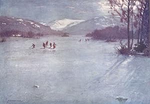 Seller image for Near the Ferry, Windermere: Skating by Moonlight for sale by Antiqua Print Gallery