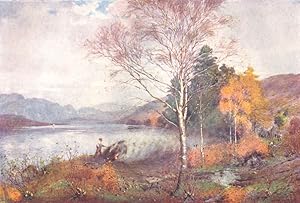 Imagen del vendedor de Charcoal-Burners, Coniston lake a la venta por Antiqua Print Gallery