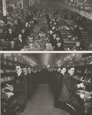 The General post office at work: Sorting-room at mount pleasant