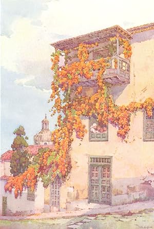 Imagen del vendedor de An Old Balcony a la venta por Antiqua Print Gallery