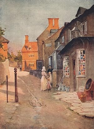Imagen del vendedor de A Cotswold Village store a la venta por Antiqua Print Gallery