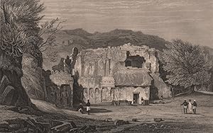 Immagine del venditore per Front view of the Kylas, Caves of Ellora venduto da Antiqua Print Gallery