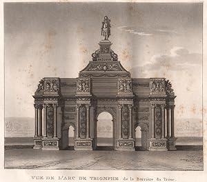 Vue de L'Arc de Triomphe de la Barrière du Trône