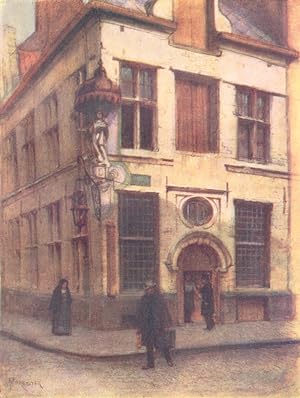 Imagen del vendedor de Old houses in the Rue de I'Empereur, Antwerp a la venta por Antiqua Print Gallery
