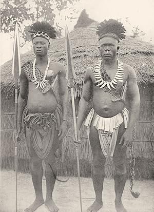 Lokele Chiefs - The Lokele tribe occupy the right bank of the Congo about twelve miles below Stan...