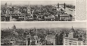 Views to East and West from the summit of the monument