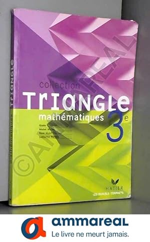 Imagen del vendedor de Mathmatiques 3e : Programme 2007, (version souple) a la venta por Ammareal