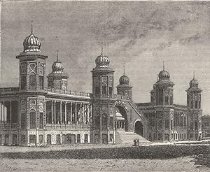 View of the Pavilion of Lanka in the Kaiserbagh, Lucknow