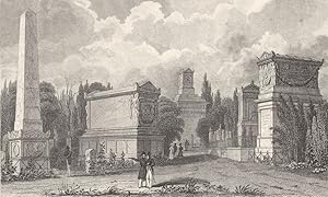 Pere la Chaise, Monumens de Massena, de Lefebre,&c.